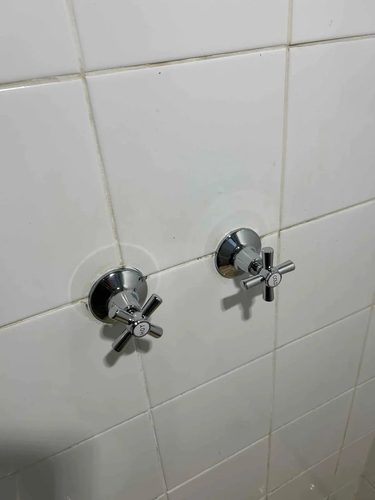 New shower taps fitted
