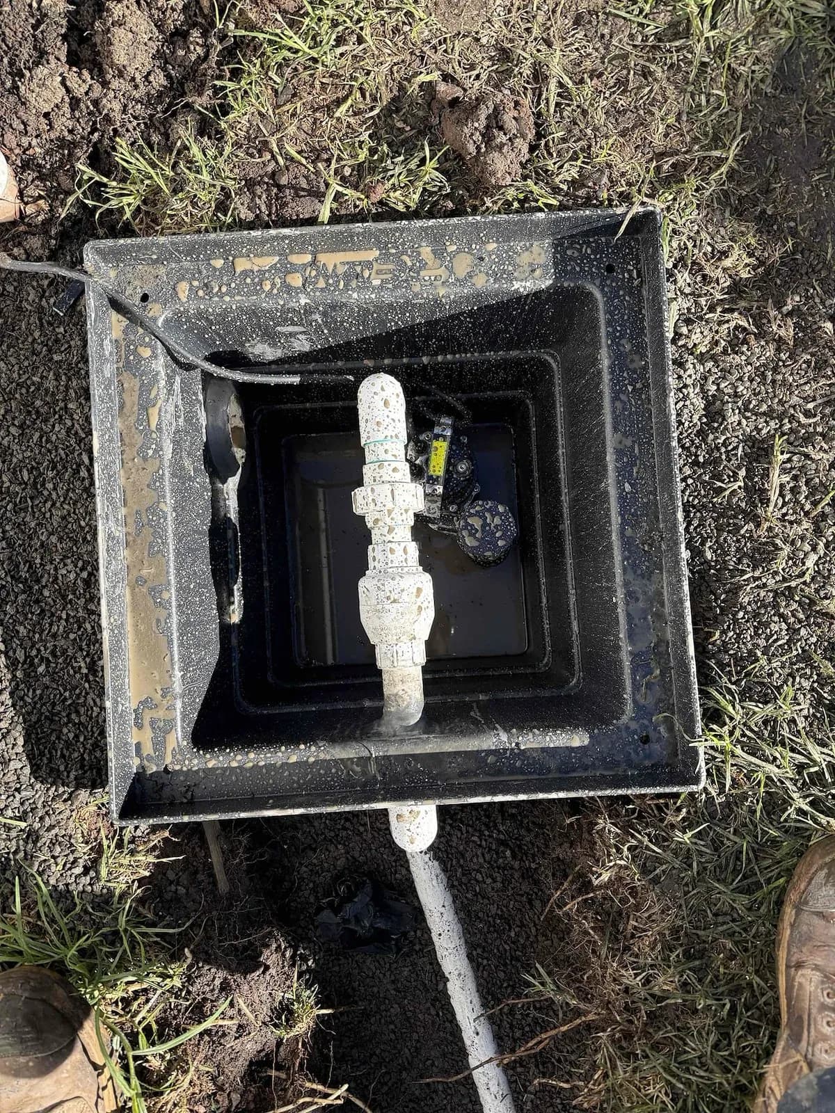 New stormwater pit with pump