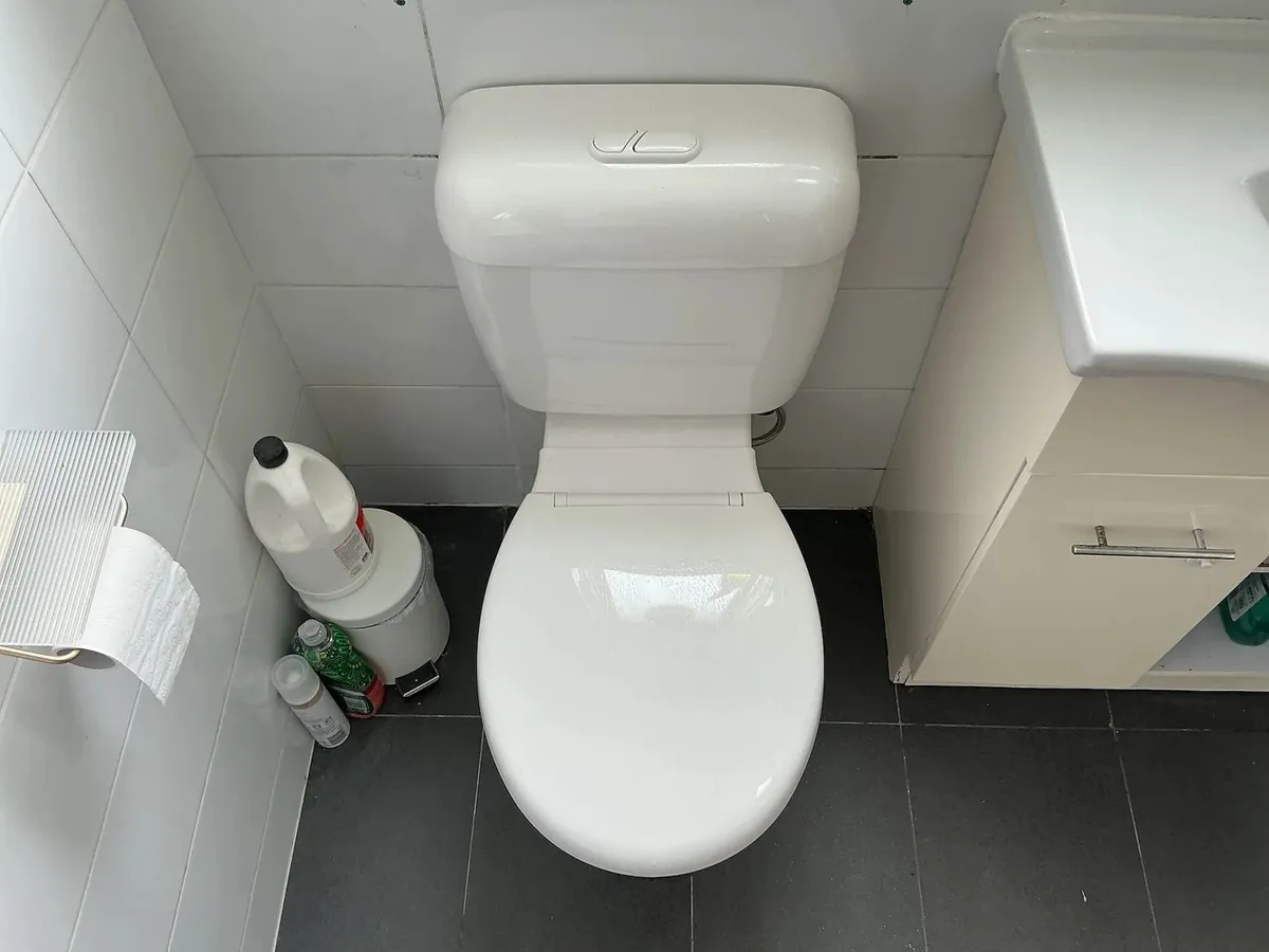 Toilet back in service after the repair