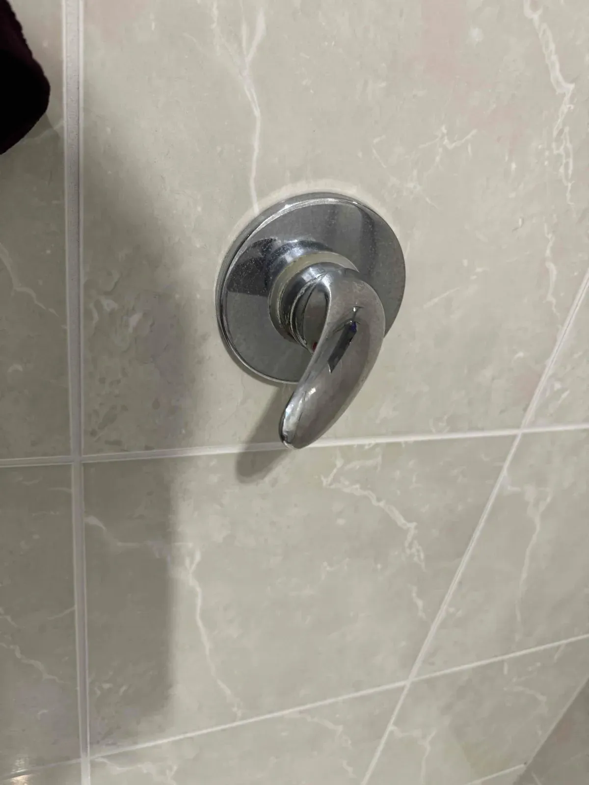 Shower mixer back together with the new cartridge