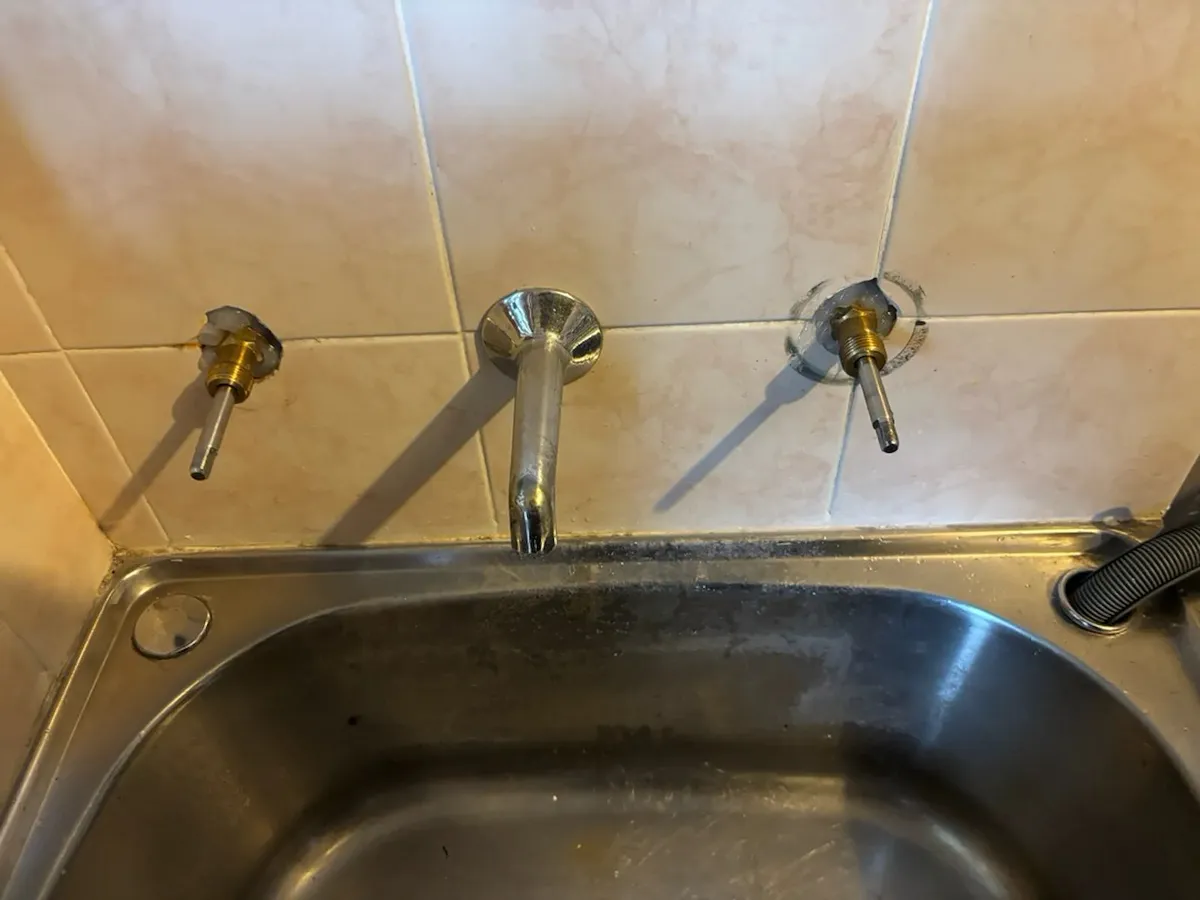 Tap bodies stripped for a full rebuild