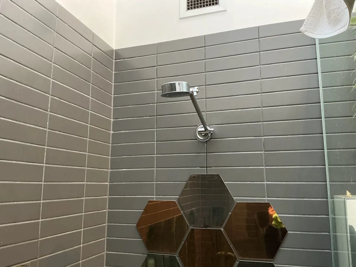 New showerhead fitted