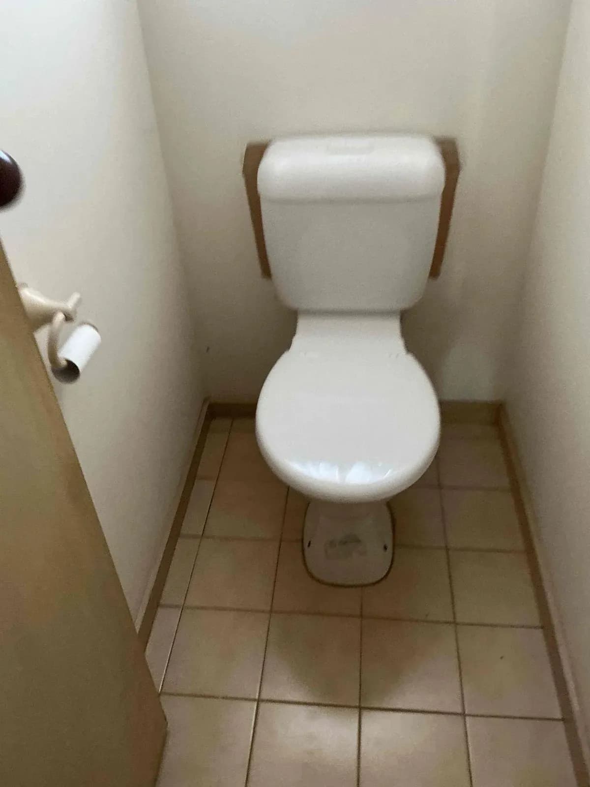 New toilet cistern and seat fitted