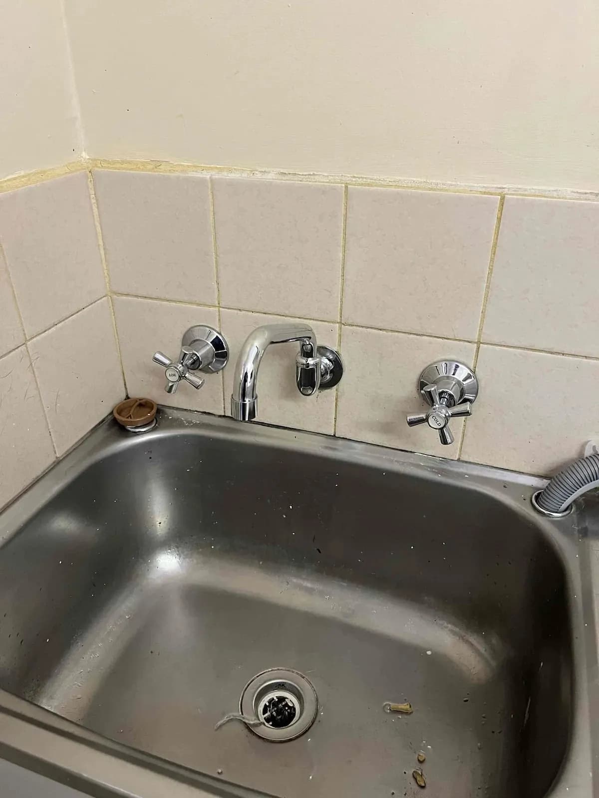 Laundry taps after new washers and spindles