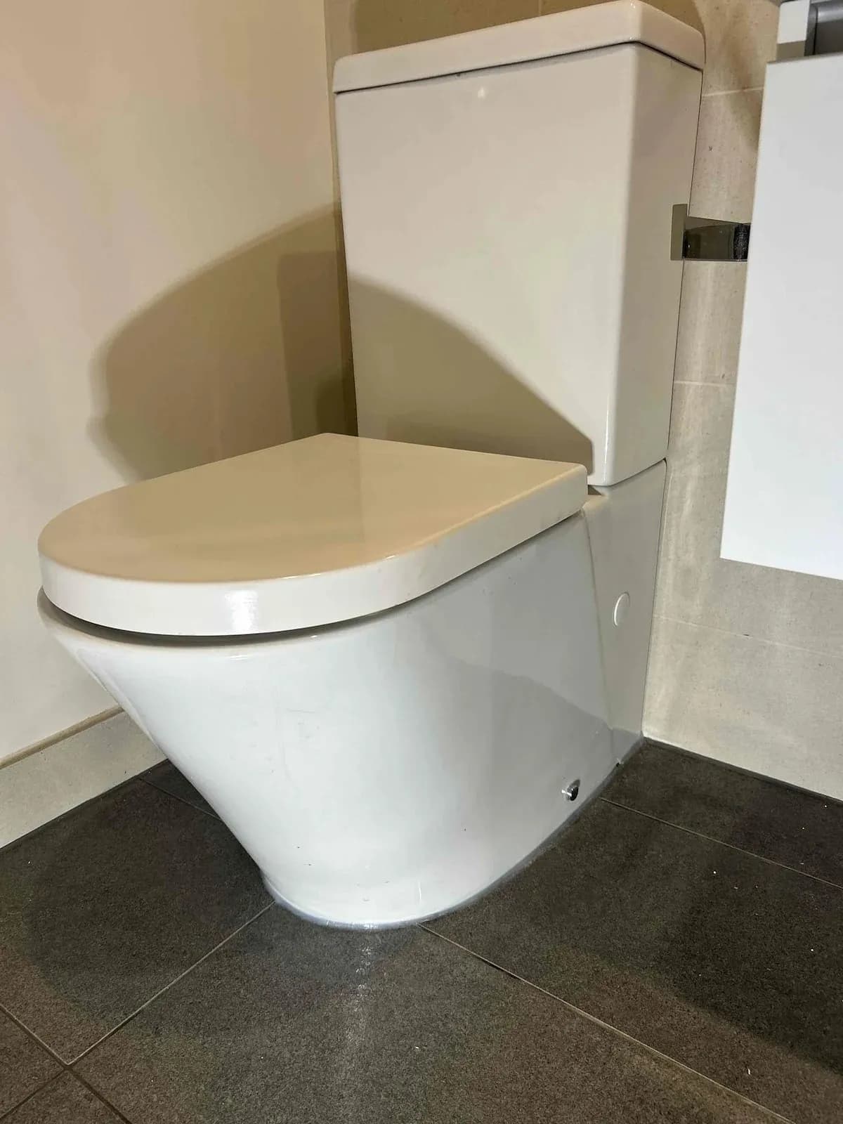 New toilet installed and sealed