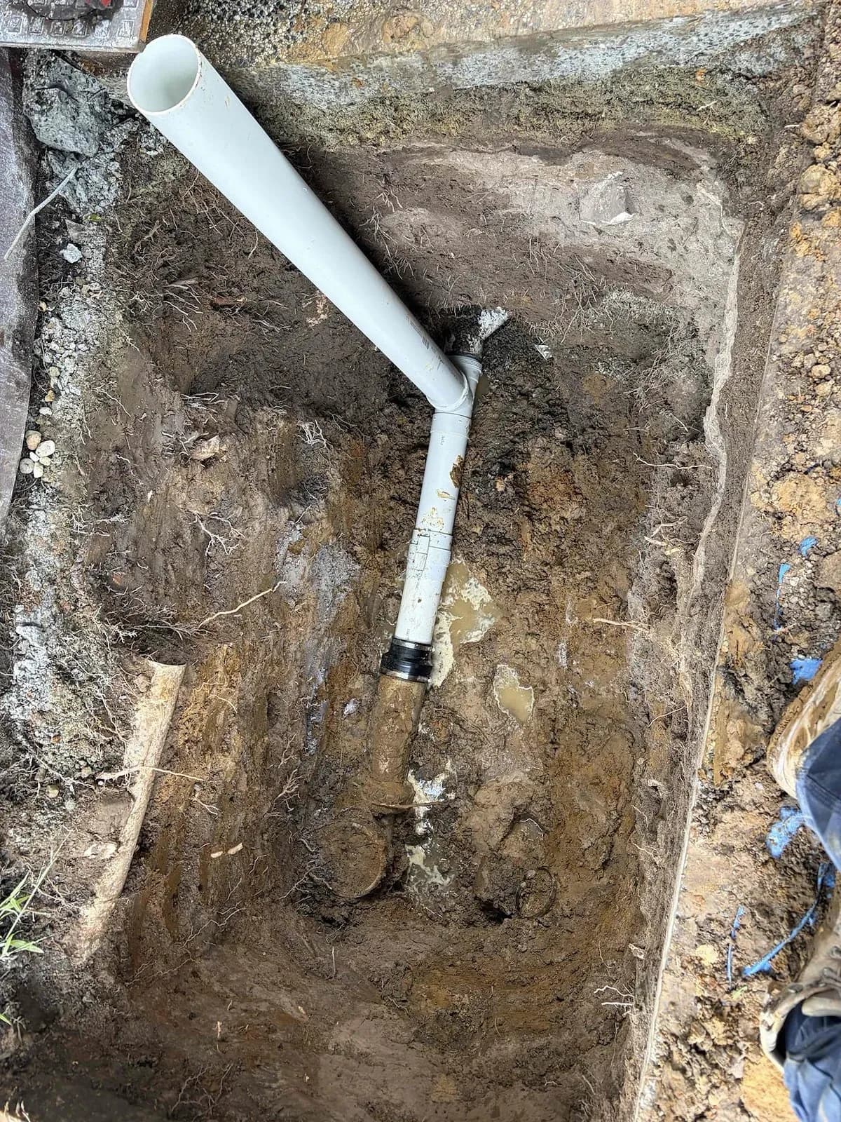 New boundary shaft pipework installed in Mornington
