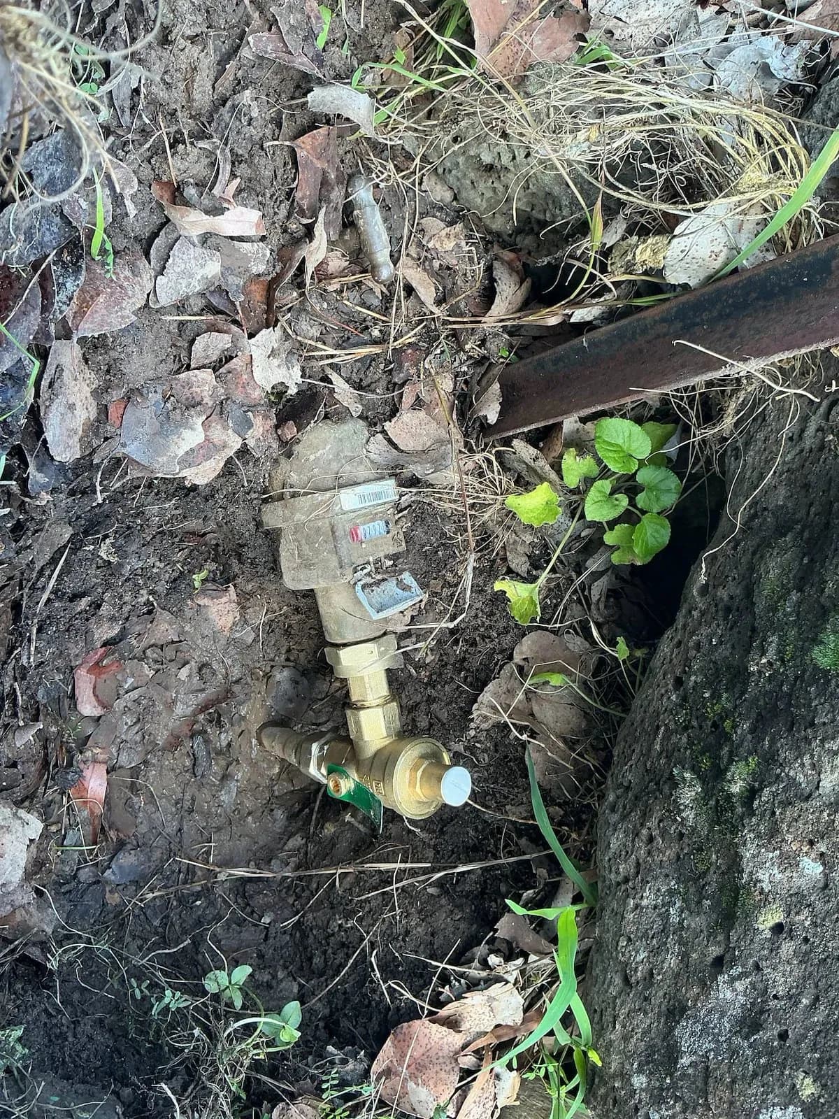 New pressure valve fitted at the water meter