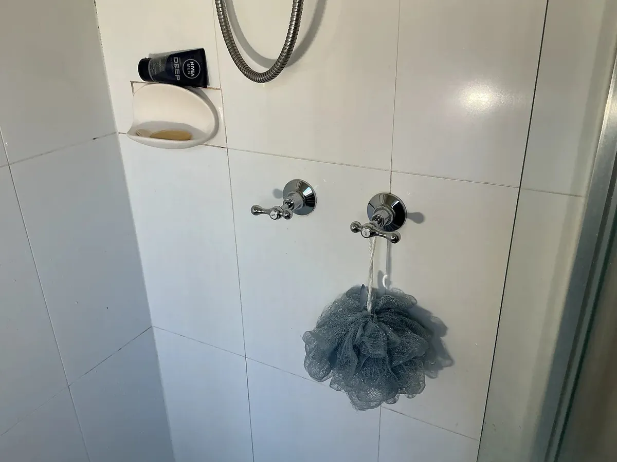 Shower taps after the repair