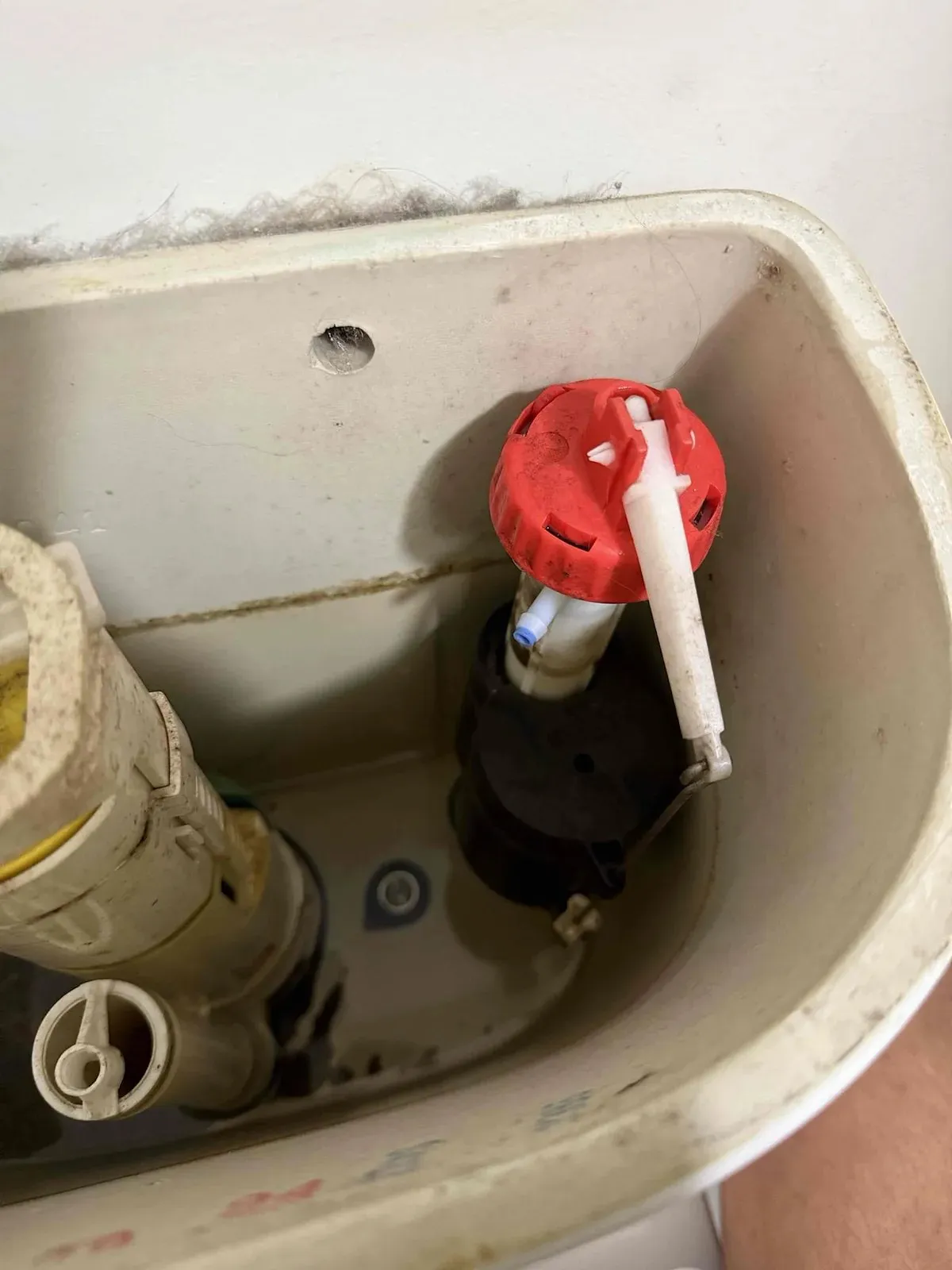 New cistern inlet valve fitted
