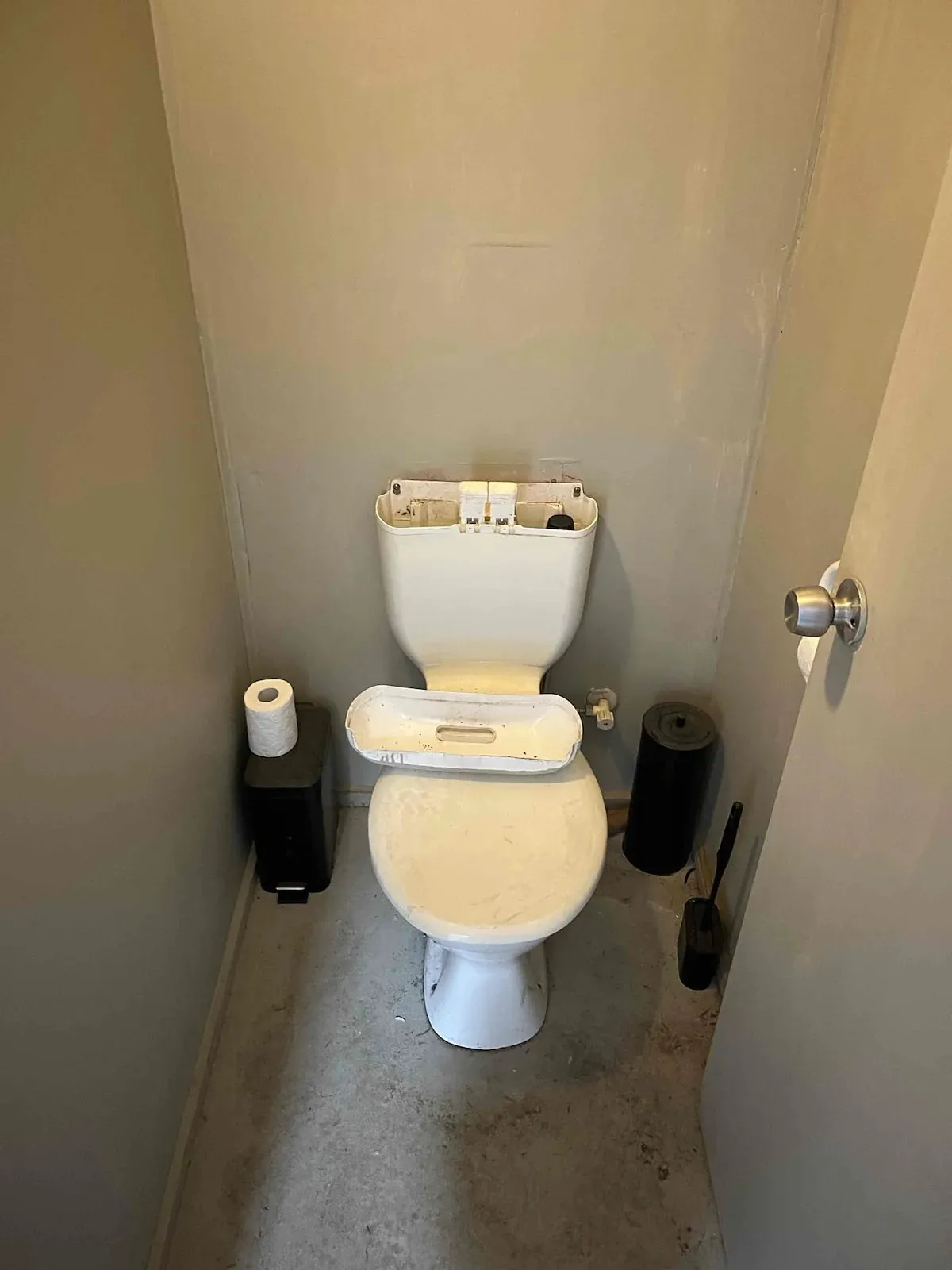 Toilet repaired and back in service