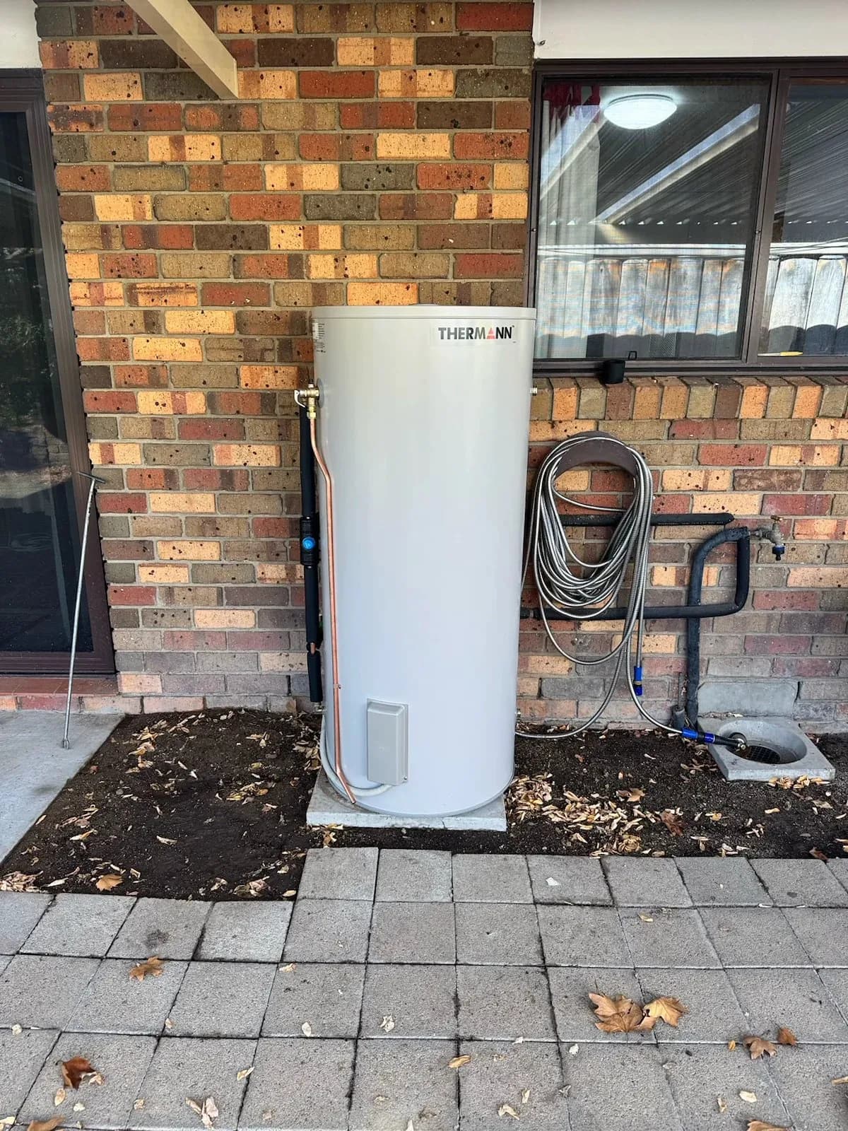 New electric hot water unit installed