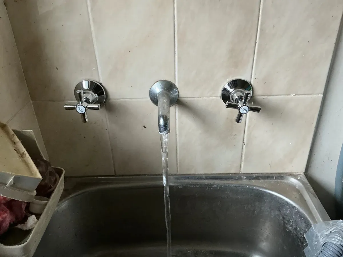 New laundry taps fitted