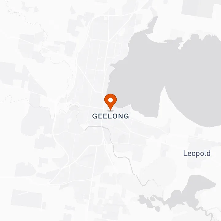 Map of the Geelong area Fix-It Right Plumbing covers