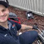 Fix-It Right Plumbing Melbourne plumber working on a blocked drain