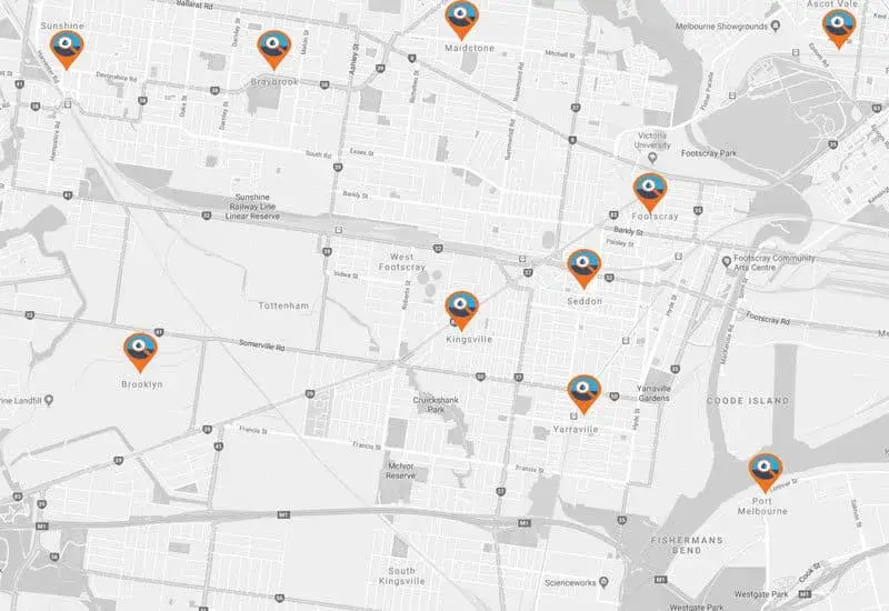 Kingsville map