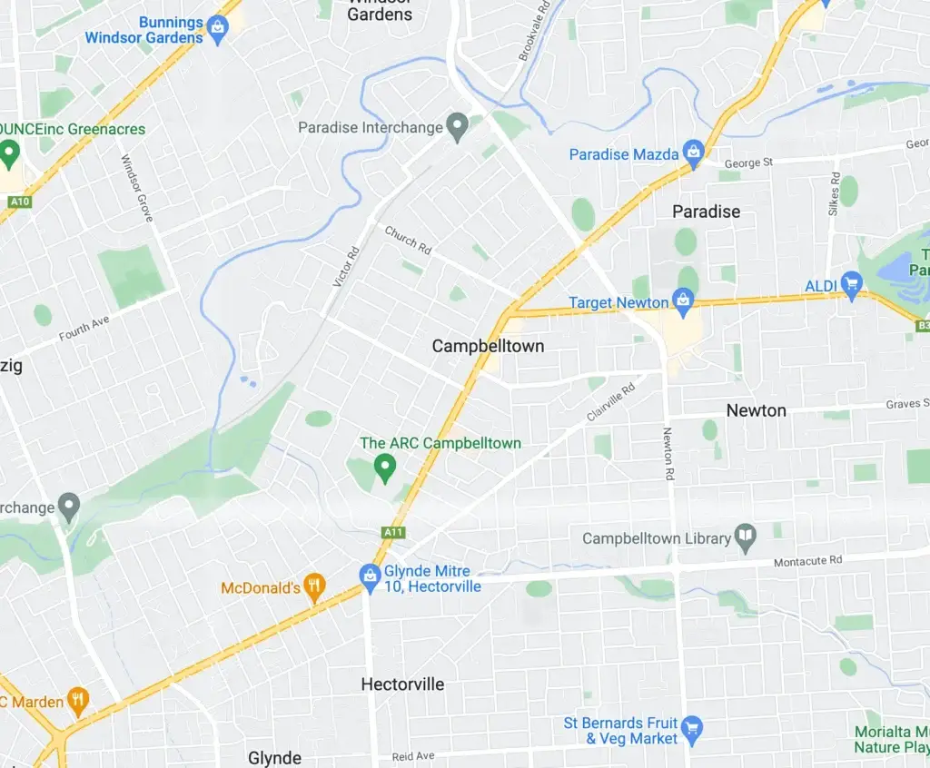 campbelltown map