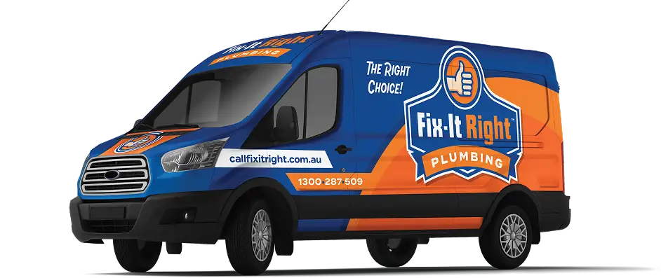Fix It Right Plumbing van - Melbourne plumber service vehicle fully equipped for emergency plumbing Melbourne callouts