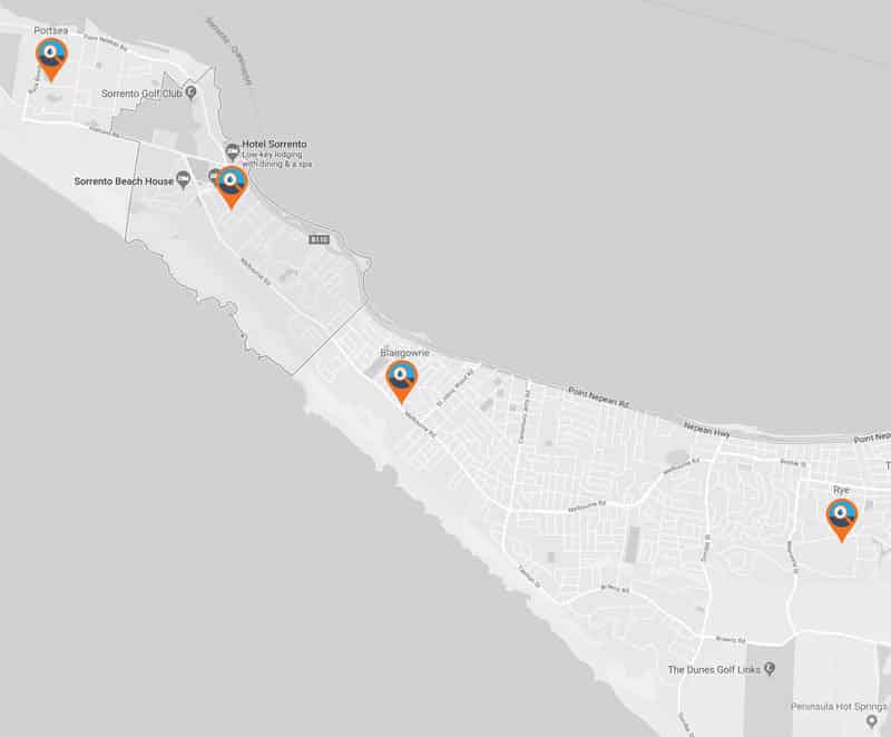 sorrento map