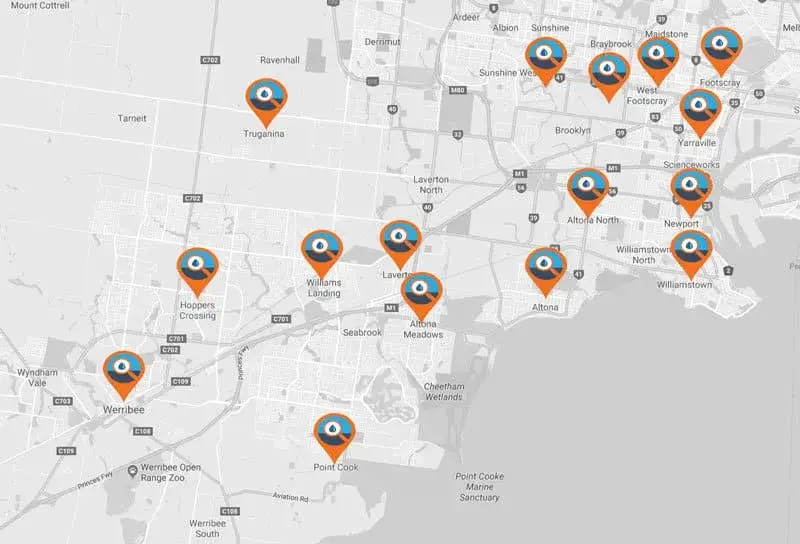 Hoppers Crossing map