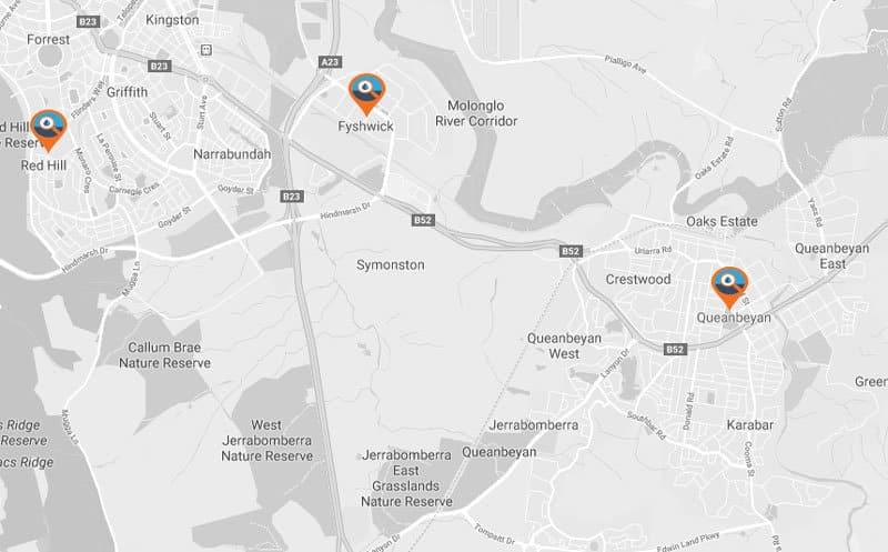 queanbeyan map