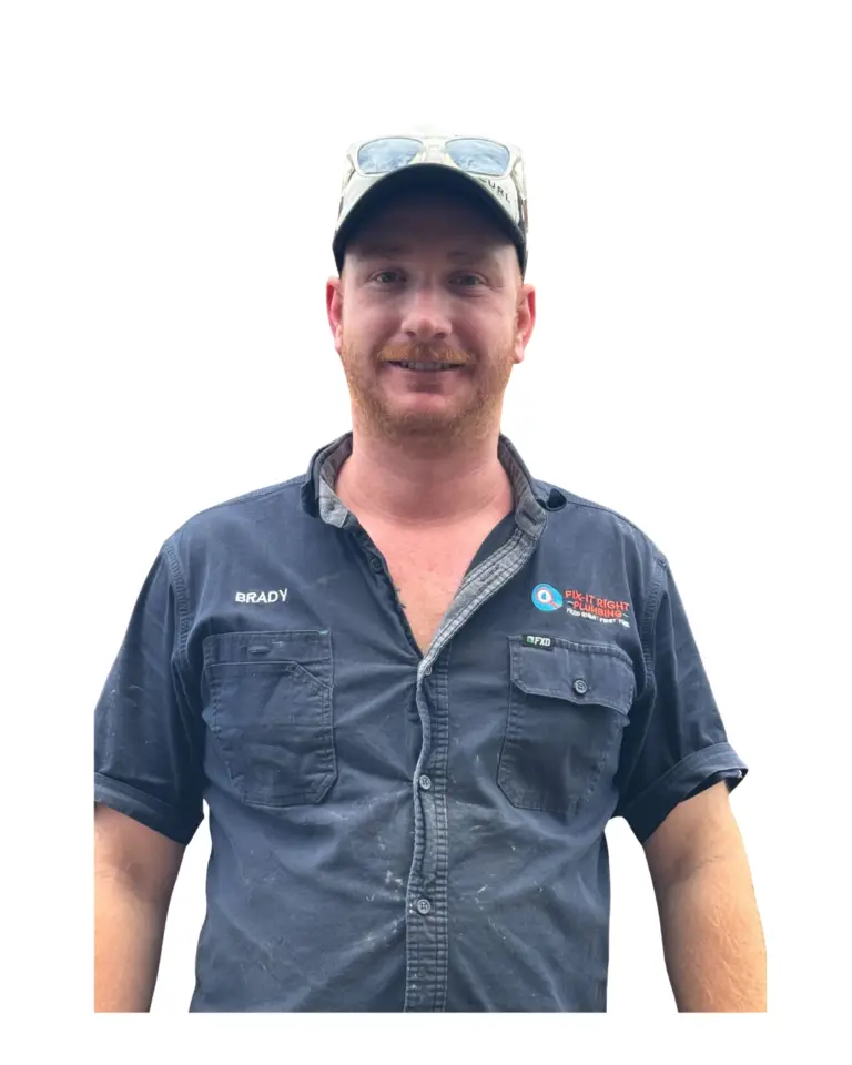 Brady the plumber from Fix-It Right Plumbing
