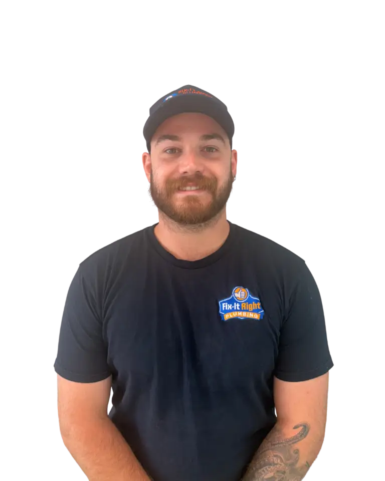 Conrad, a plumber at Fix-It Right Plumbing