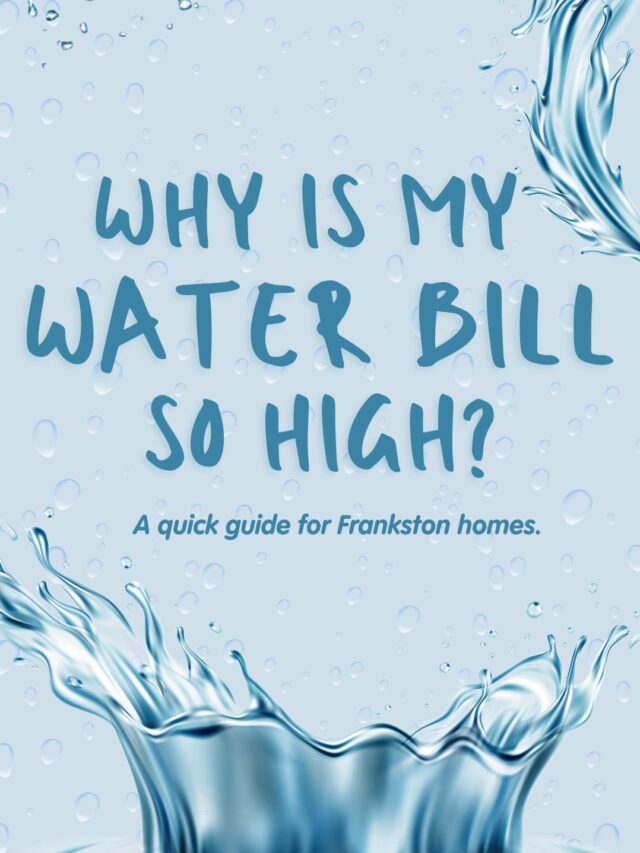 A Frankson Plumbers Guide To Why Your Water Bill Is So High!