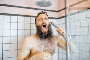 low hot water pressure in shower